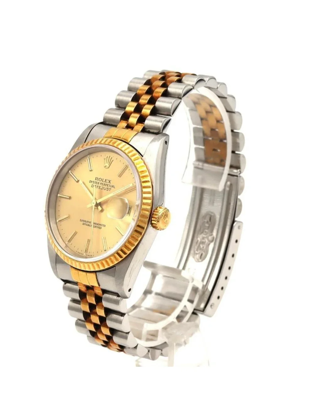 Rolex Datejust Stainless Steel Yellow Gold Automatic Watch